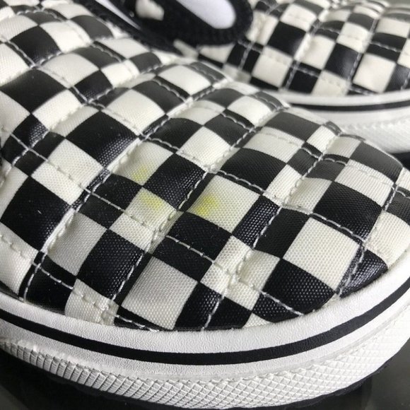 Vans Slip-On Slip Ultracush Slippers Men's Size 8 Black White Checkerboa New - Picture 8 of 12